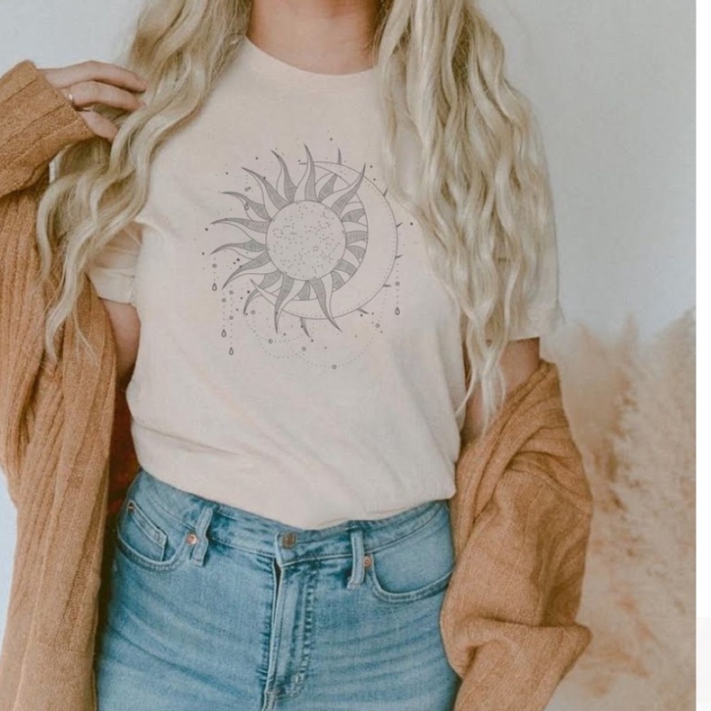 New Solstice Moon Boho Graphic Tee
